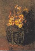 Vincent Van Gogh Ginger Pot with chrysanthemums USA oil painting artist